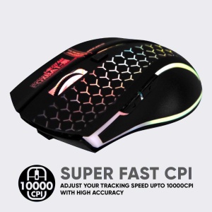 ARMAGGEDDON Mikoyan Foxbat 3 Wireless Optical Gaming Mouse Kevlar-13 - Img 3