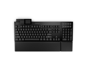 be quiet! DARK MOUNT Silent Tactile Gaming Keyboard, be quiet! Silent Tactile Mechanical Switches, 8 Customizable Display Keys, Hot-swappable Numpad and Media Dock, ARGB lighting BT002US