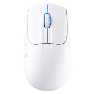Bežični gaming miš Attack Shark X5 TriMode/Superlight/LongBattery/RGB Click/Ergonomic/White