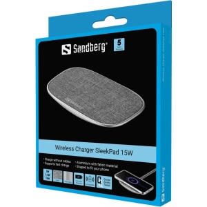 Bežični punjač Sandberg SleekPad 441-60 15W/Aluminium/USB-C - Img 7