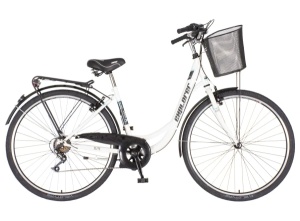 Bicikla Exlorer Elite lady 28/19 V-BRAKE/6 brzina/sa korpom/bela - Img 3