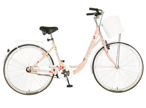 Bicikla Visitor diamante 26/19 V-BRAKE/korpa/bež - Img 3