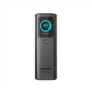 CANYON Built-in cable power bank OnPower 265 20000mAh 165W Aluminium Dark grey CNS-CPB265DG - Img 3