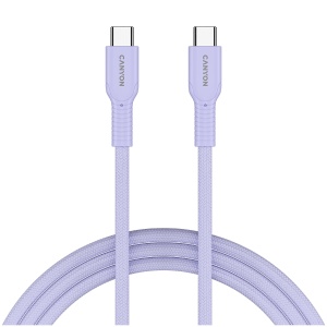 CANYON cable OnWire 60CL C-C 60W COLOR Braided 1m Purple CND-CCAP60AB10PU - Img 5
