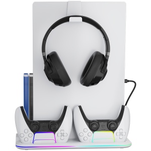 CANYON cooling stand CS-51 RGB PS5 Slim/DE Charge White CND-CSPS5W-1 - Img 3