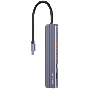 CANYON hub DS-17 6in1 4k USB-C Grey CNS-TDS17 - Img 5