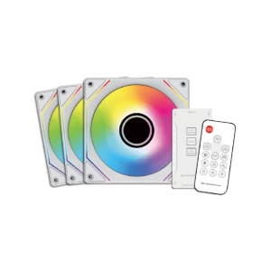 Cooler Ventilator XIGMATEK Infinity G20A Arctic ARGB White 3KOMADA I REMOTE KONTROLER EN44779