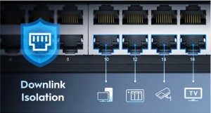 Cudy GS1024L, 24-Port 10/100/1000M Gigabit 16x Gbit RJ45 Rackmount Switch - Img 2