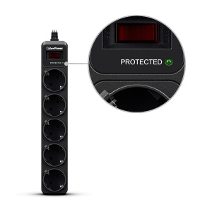 CyberPower produžni kabl prenapon.zašt. B0520SC0 5xšuko/1,8m - Img 3