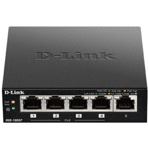 D-Link switch 5P DGS+1005P/E POE+ 60W - Img 2