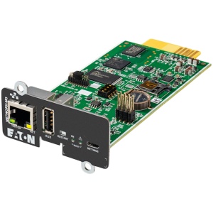 Eaton Network Managment Card - M3; Web/SNMP communications; Ethernet 10/100/1000BaseT; For UPS: 5P, 5PX, 5PX G2, 5SC Rack, 9PX, 9PXM, 9SX, 9130, Ferrups FX, 9E, 93PS, 91PS, 91PS Monoblock, 93E PDU: ATS rack PDU (EATS115, EATS120, EATS220) NETWORK-M3 - Img 2