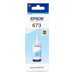 Epson T6735 EcoTank Light Cyan ink bottle C13T67354A