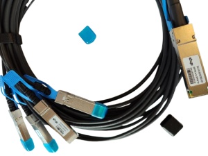 ExeLink XQ+BC0003-XS+ QSFP28 to SFP28 Direct Attach Cable - Img 2