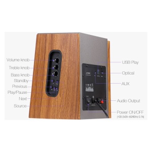 Fenda R27BT 50W 2.0 wood - Img 2