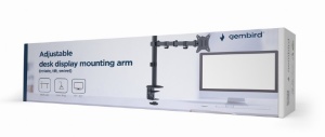 Gembird Adjustable Desk Display Mounting Arm, Max. 9kg, 17”-32” MA-D1-01
