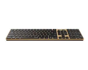 GENIUS SlimStar 7250BT, AI, Pine Wood YU wireless tastatura *