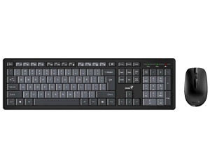 GENIUS Smart KM-8200 Wireless USB US crna tastatura + miš *