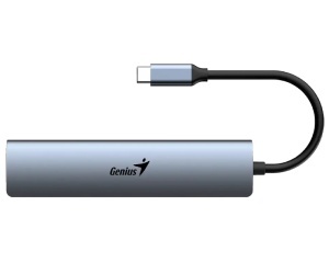 GENIUS UH-545 5-in-1 USB 3.0 Iron Grey Hub srebrni - Img 3