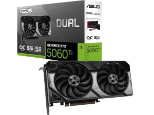 Graficka karta ASUS DUAL-RTX5060TI-O8G NVD/8GB/GDDR7/128bit/crna*