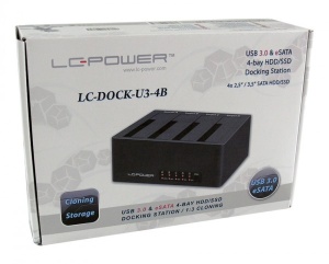HDD D. Station 4-bay LC-DOCK-U3-4B 4xSSD/HDD, Black, USB 3.0/eSATA * - Img 3