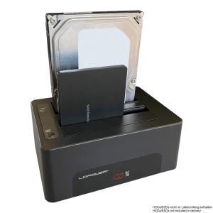 HDD D. Station dual bay LC-DOCK-U3-V 2xSSD/HDD Black, USB 3.2 - Img 3