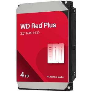 HDD NAS WD Red Plus (3.5'', 4TB, 512MB, 5400 RPM, SATA 6 Gb/s) WD40EFZZ