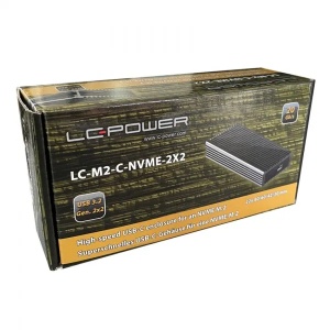 HDD Rack LC Power LC-M2-C-NVME-2X2 - M.2 SSD Enclosure Gen 2x2 - Img 6