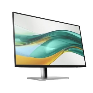 HP 23.8" IPS AG Flat FHD 1920x1080@100Hz, 16:9, 1500:1, 350cd/m², 5ms, 178°/178°, 4 USB-A 3.1, 1 USB-B, 1 DP 1.2, 1 HDMI 1.4, Height, Swivel, Tilt, Pivot, Jet black/silver, 3yw, HP Series 5 Pro 524pf 9D9L6UT