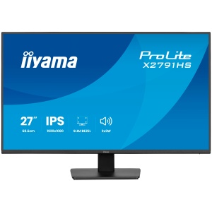 IIYAMA Monitor LED X2791HS-B1 27" IPS panel 1920x1080 120Hz 1ms MPRT 350cdm2 1500 1 Speakers HDMI DisplayPort X2791HS-B1