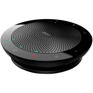 JABRA SPEAK 510 Speakerphone for UC & BT, USB Conference solution, 360-degree-microphone, Plug&Play, mute and volume button, Wideband, Bluetooth (up to 100 meters) .Version B: incl. Smart Button activated via JABRA Direct 7510-209 - Img 1