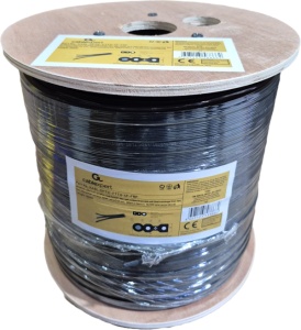 KABL-OPTIC-FTTH-4F-FRP Gembird Opticki kabl 4-vlakna SM G657A1 Flat, Outdoor, sa sajlom 1mm, 1000m - Img 2