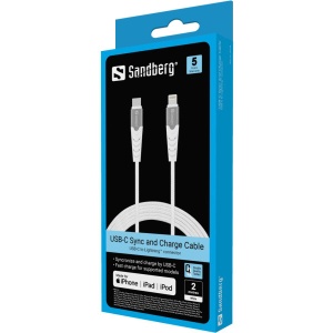 Kabl Sandberg 136-48 USB-C na Lightning 2m - Img 2