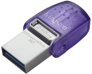 KINGSTON 256GB DataTraveler MicroDuo 3C USB 3.2 flash DTDUO3CG3/256GB - Img 1