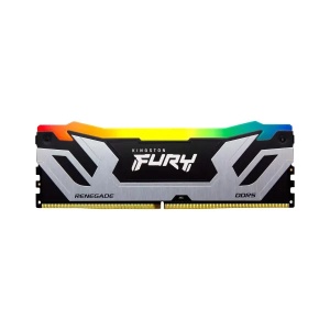 Kingston DDR5 48GB 6000MT/s [FURY RENEGADE RGB], Non-ECC UDIMM, CL32 1.35V, 288-Pin 2Rx8, Silver/Black, w/RGB Heatsink, XMP KF560C32RSA-48