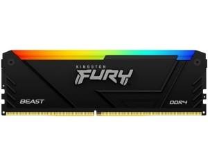 KINGSTON DIMM DDR4 64GB (2x32GB kit) 3600MT/s KF436C18BB2AK2/64 Fury Beast Black RGB - Img 1