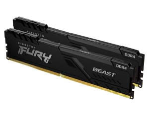 KINGSTON DIMM DDR4 64GB (2x32GB kit) 3600MT/s KF436C18BBK2/64 Fury Beast Black - Img 1