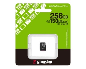 KINGSTON Memorijska kartica U1 V10 SDXC 256GB Canvas Select Plus G3 150R A1 SDCS3/256GBSP