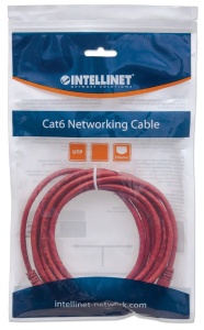 LAN UTP kabl intellinet 342179 Cat6 CCA/Crveni/3m - Img 2