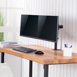 Logilink nosač za 2 monitora, 17-32", čelik, 360°, VESA 75 i 100 - Img 3