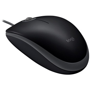 LOGITECH B110 Corded Mouse - SILENT - BLACK - USB - B2B 910-005508 * - Img 2