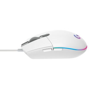 LOGITECH G102 LIGHTSYNC Corded Gaming Mouse - WHITE - USB - EER 910-005824 - Img 4