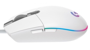 Logitech G102 Lightsync Gaming Wired Mouse, White USB - Img 3