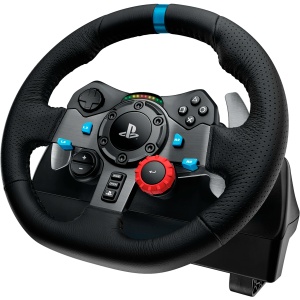 LOGITECH G29 Driving Force Racing Wheel for PlayStation5 and PlayStation4 - BLACK - USB - PLUGCG - WWi-9006 - WHEEL 991-000557 - Img 2