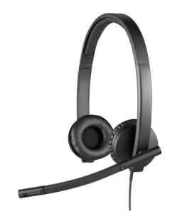 Logitech H570e Stereo (Teams Version) headset USB, Black USB-C