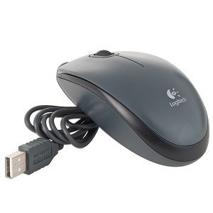 Logitech M90 Wired Optical Mouse, USB, Gray * - Img 2