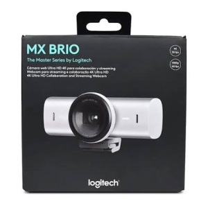 Logitech MX Brio 4K Ultra HD Webcam - Pale Grey - Img 3