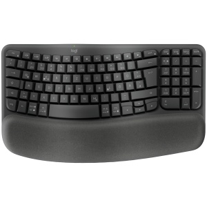 LOGITECH Wave Bluetooth ergonomic keyboard - GRAPHITE - US INT'L - B2B 920-012334