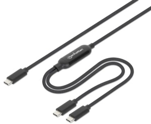 Manhattan Dual USB-C Charging Cable 100 W, 2 m 355810