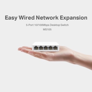 Mercusys MS105 v2.30, 5-port 10/100Mbps Desktop Switch - Img 2
