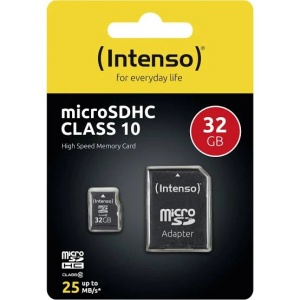 Micro SD Intenso 32GB Class10 3413480 + adapter - Img 5
